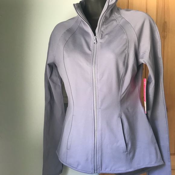 Yogalicious Tops - Brand New Yogalicious blue granite jacket
